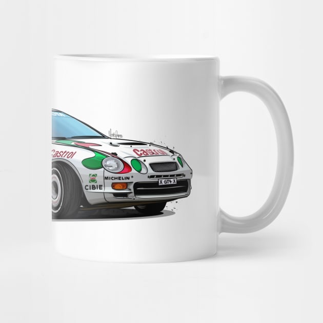 Toyota Celica GT-Four ST205 by Mario Ramos Rally Art